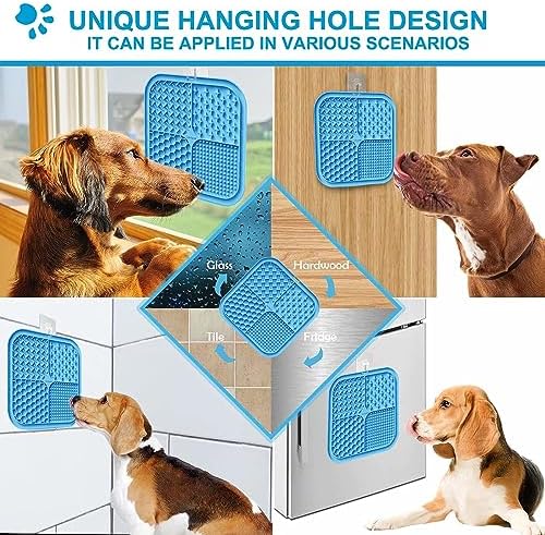 Pet supplies bathing and grooming calming mat in use