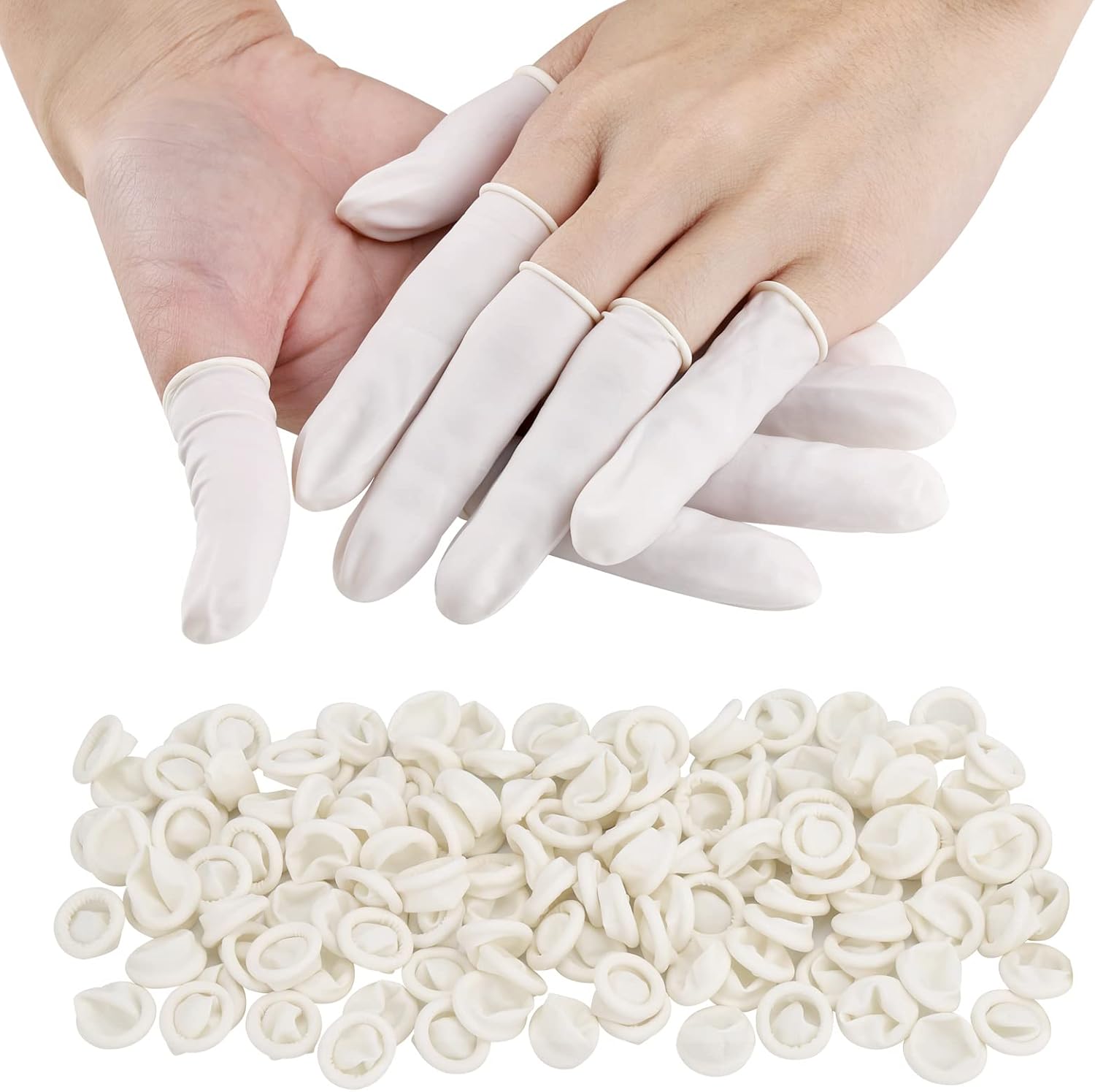 acDesign protective finger cots front view of 300 piece package