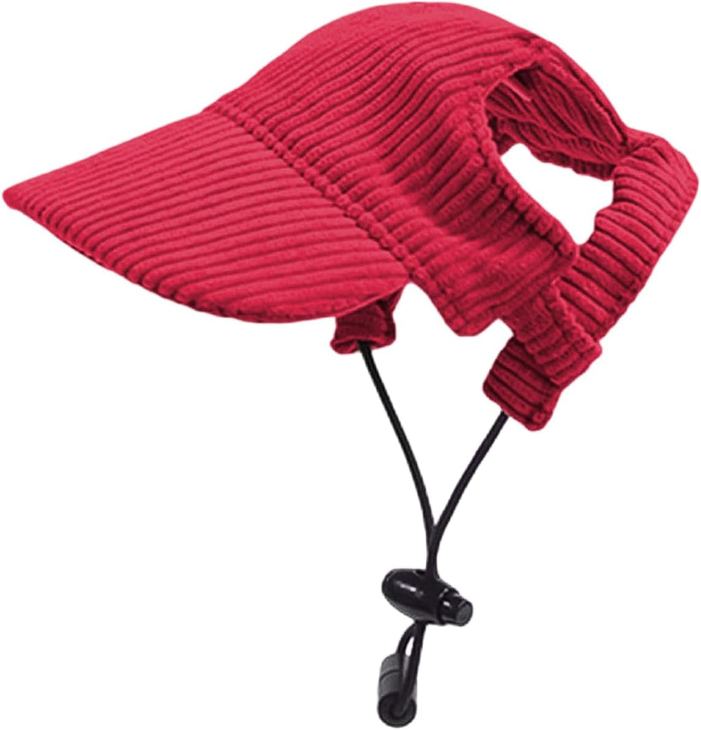 Large size dog baseball cap blue for outdoor pet activities