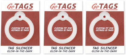 GoTags Dog Tag Silencers, Glow in the Dark Silencer to Quiet Noisy Pet Tags - Image 9