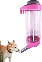 Premium imported DEEUCHIS pet crate waterer package contents showing the bottle and mount.