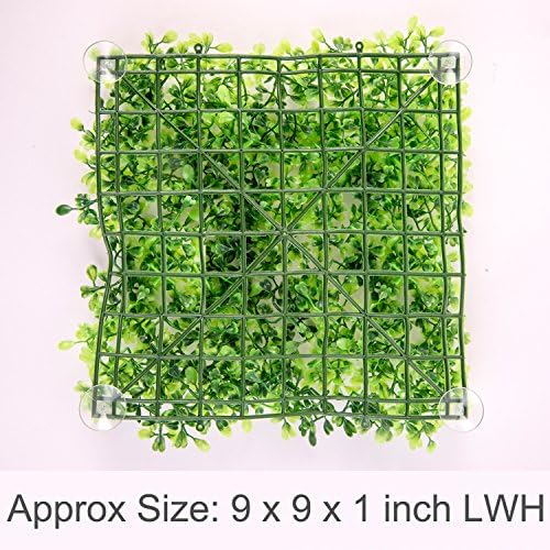 Close up look at the dense polyethylene foliage of the SLSON aquarium plastic lawn