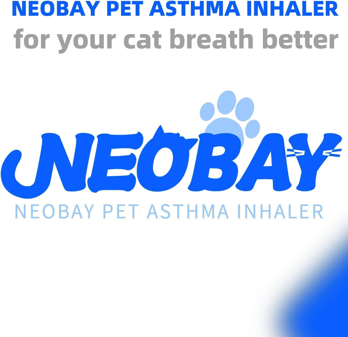 Neobay medical spacer mask being introduced to an anxious cat with treats
