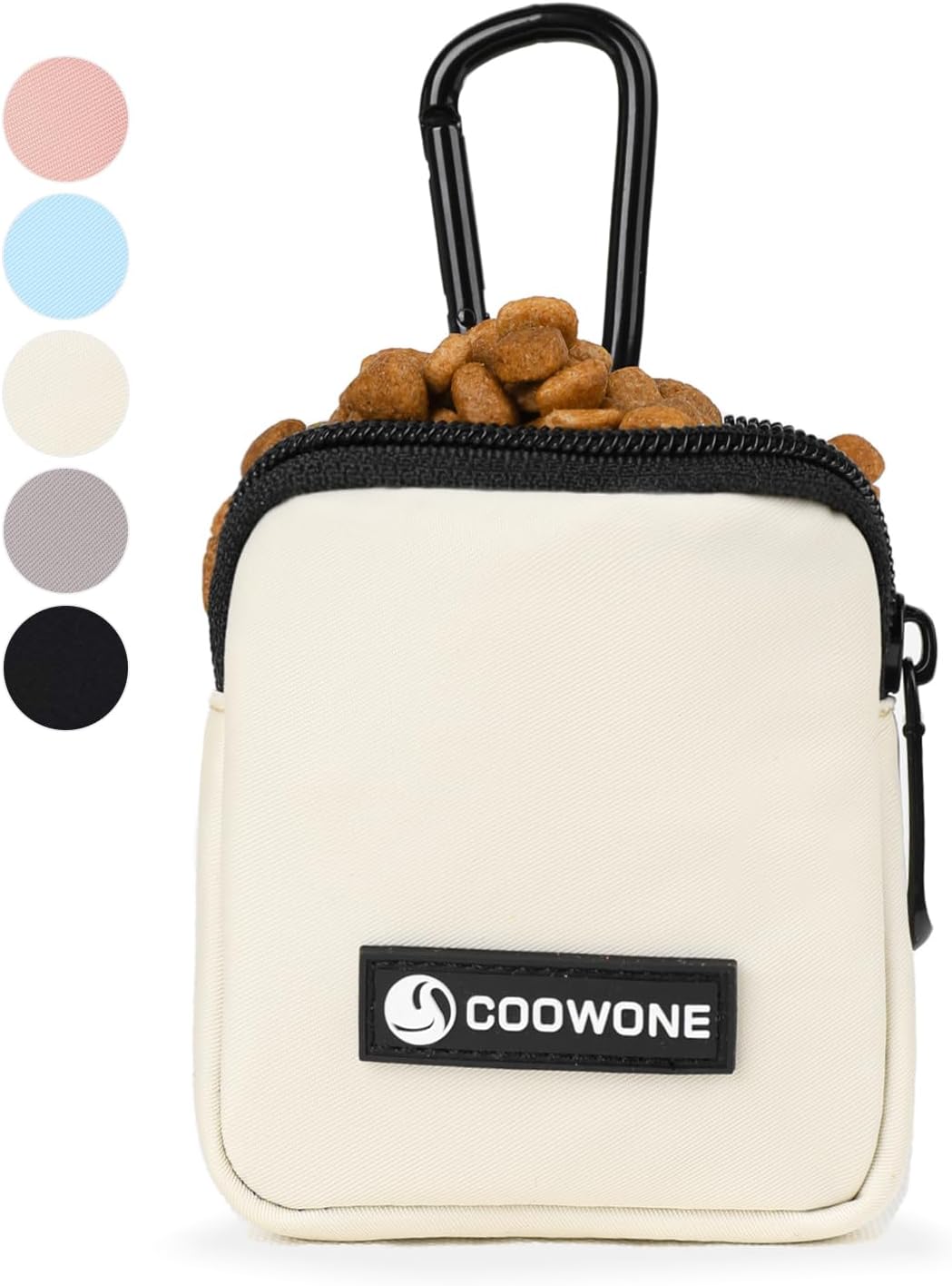 Waterproof Dog Treat Pouch, Dog Training Treat Pouch Built in Poop Bag Dispenser Adjustable Shoulder Bag (BLK) (BLK) - Image 11