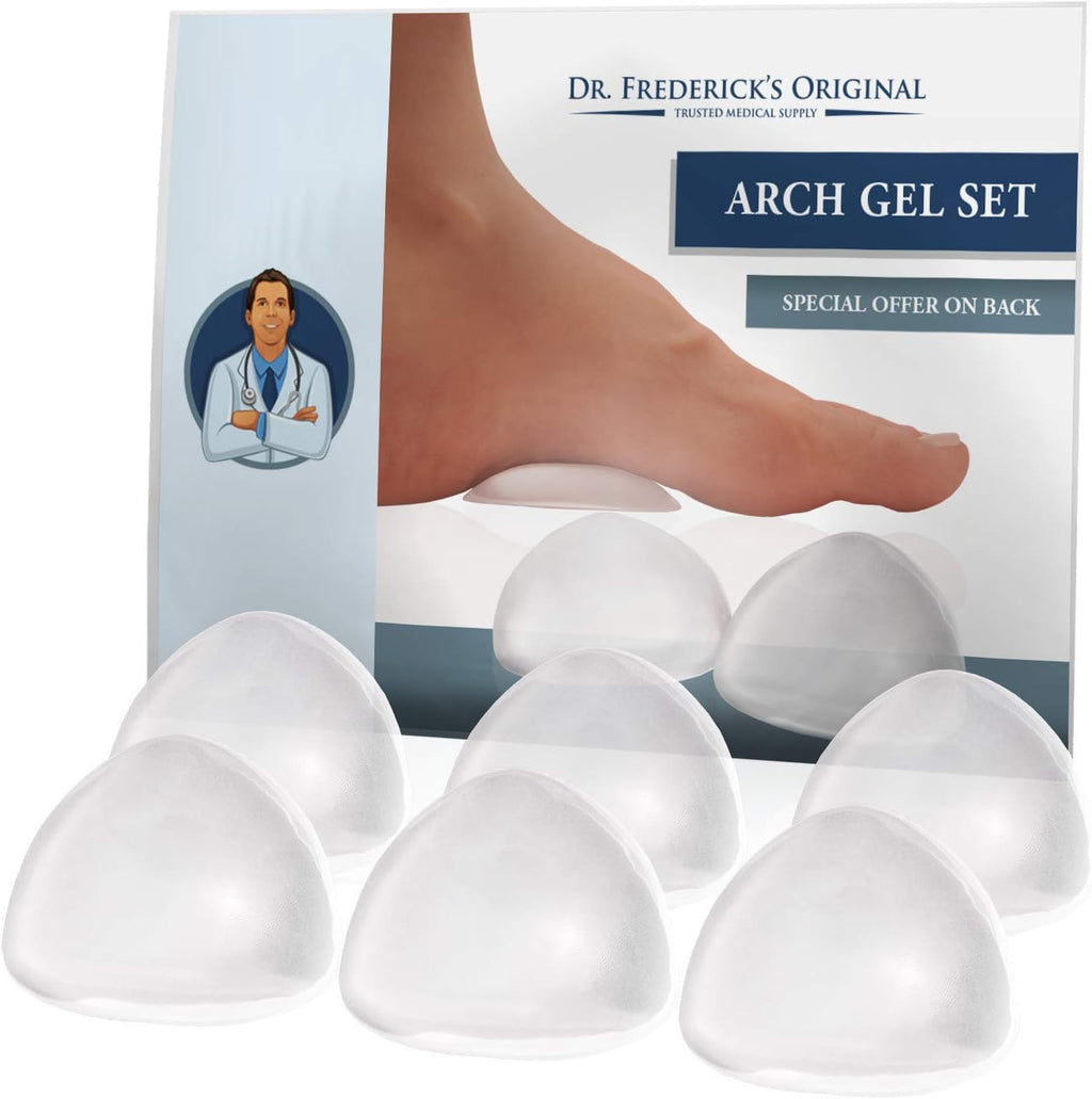Dr. Frederick's Original High Arch Support Gel Inserts 6 count pack front view