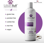 Lillian Ruff dog shampoo safe for sensitive skin and puppies