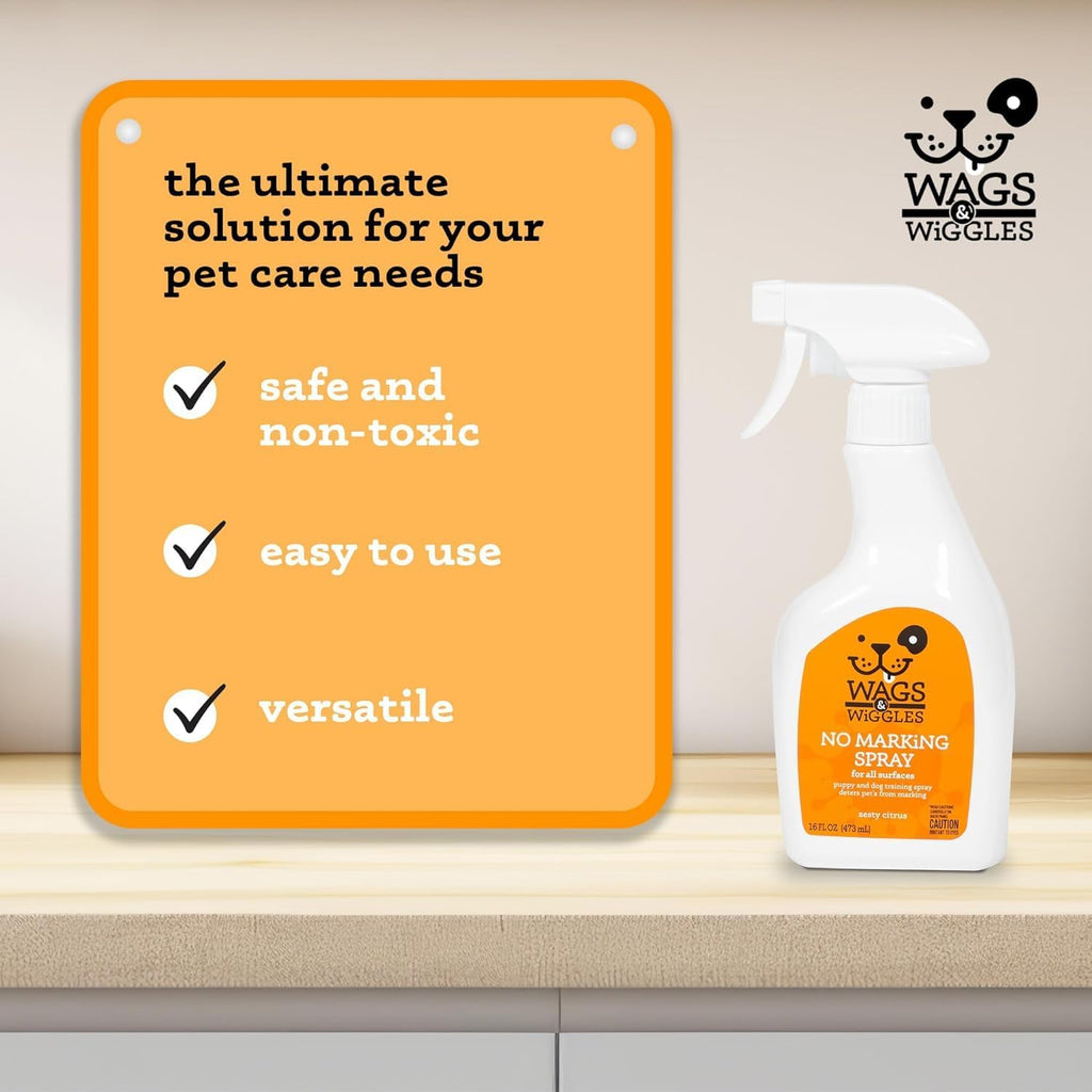 Wags and Wiggles behavior correction spray label details