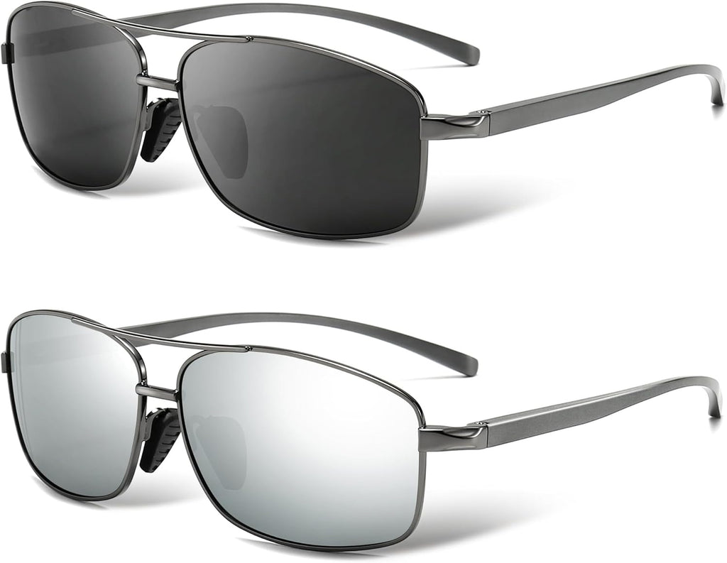 SUNGAIT protective outdoor driving sunglasses lifestyle view emphasizing timeless masculine style
