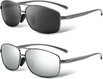 SUNGAIT protective outdoor driving sunglasses lifestyle view emphasizing timeless masculine style