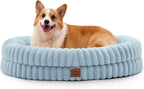 ChiXnuggle Orthopedic Dog Bed for Medium Dogs, Waterproof Faux Rabbit Fur Dog Couch with Egg Crate Foam Support and Washable Removable Cover, Bolster Pet Sofa with Non-Slip Bottom, 30x24x7, Dark Grey - Image 14