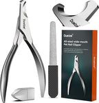 Dog Nail Clippers - All Steel Material, 1.22-Inch Large Opening, Built-in Spring, No Fur Pinch, for Medium to Large Dogs and Cats, Professional Pet Nail Trimmers, With Free Nail File (Polished) - Image 10