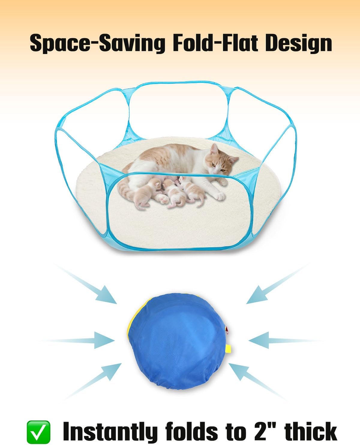 DDOTLUNA waterproof pet nursing essentials kit set up in an indoor living room