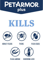 Waterproof topical flea protection for dogs weighing five to twenty two pounds