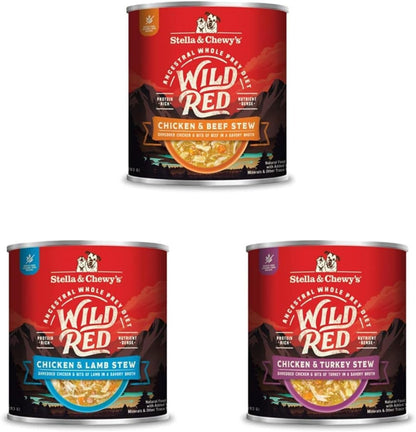Premium USA imported wet dog food for picky eaters showing nutritional information