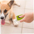 Generic compact ABS plastic clicker for bird and lizard training angle view