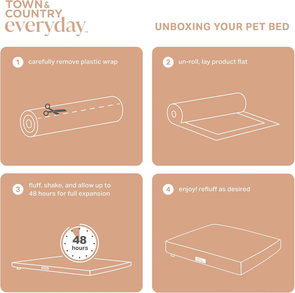Pet sleeping comfortably on CuddleTown sofa style bed