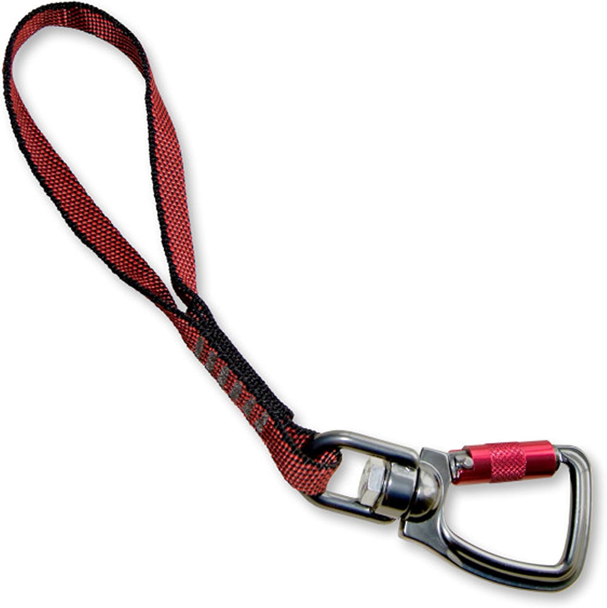 Dog wearing harness connected to Kurgo swivel seatbelt tether in car