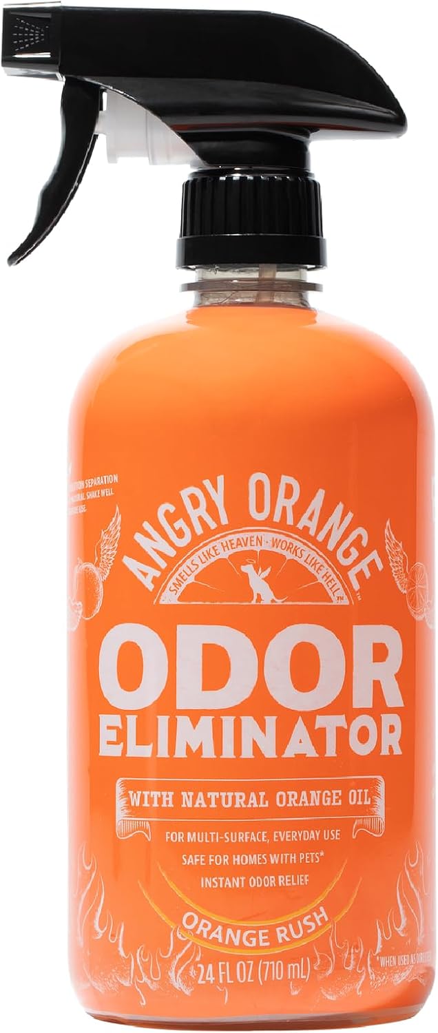 ANGRY ORANGE Pet Odor Eliminator for Dog and Cat Urine, Carpet Stains, and Strong Smells - Citrus Cleaner with Natural Orange Oil - 24 oz - Image 12