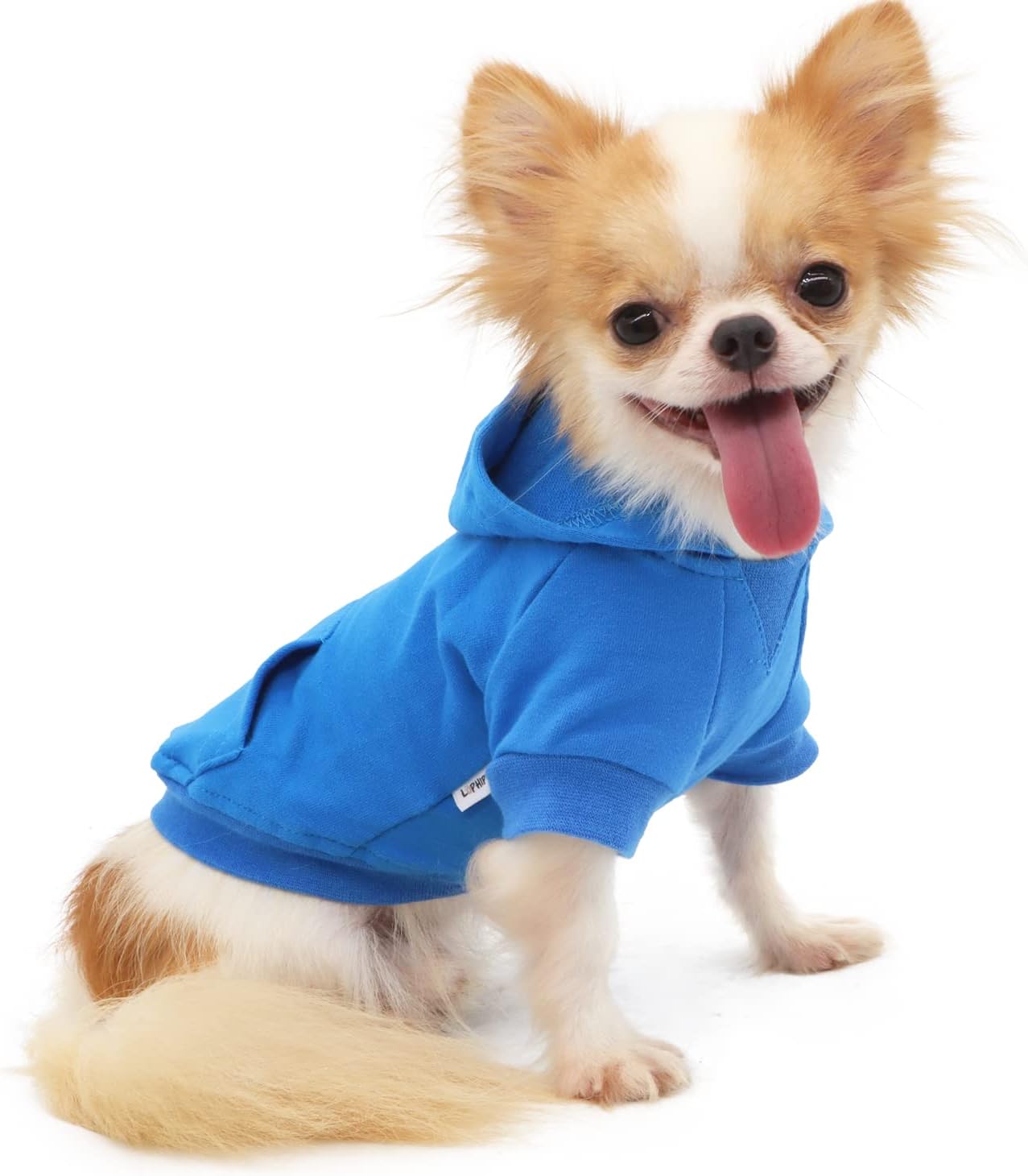 LOPHIPETS Dog Cotton Hoodies Sweatshirts for Small Dogs Chihuahua Puppy Clothes Cold Weather Coat-Cambridge Blue/XXS - Image 15
