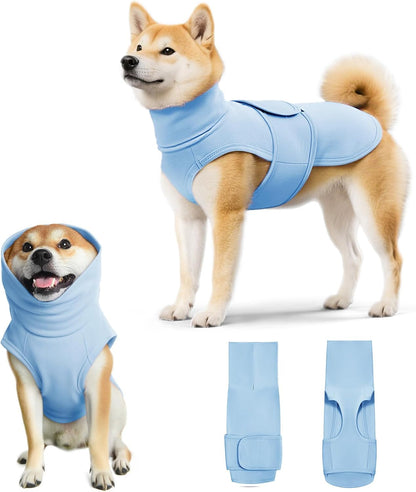 Haloumoning dog anxiety calming vest front view for pet stress relief