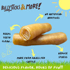Bullysticks and More natural beef cheek dog chew