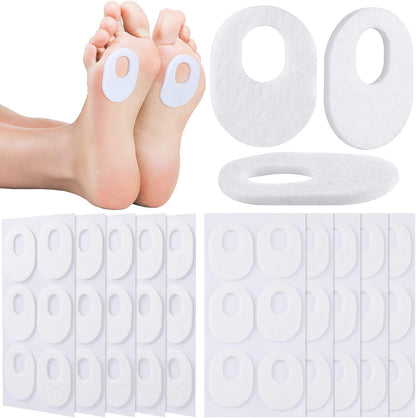 Willbond Soft Felt Callus Pads 60 pack front view for foot pain relief
