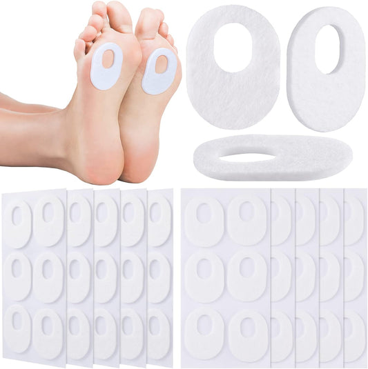 Willbond Soft Felt Callus Pads 60 pack front view for foot pain relief