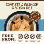 Bowl of rehydrated Primal rabbit recipe cat food