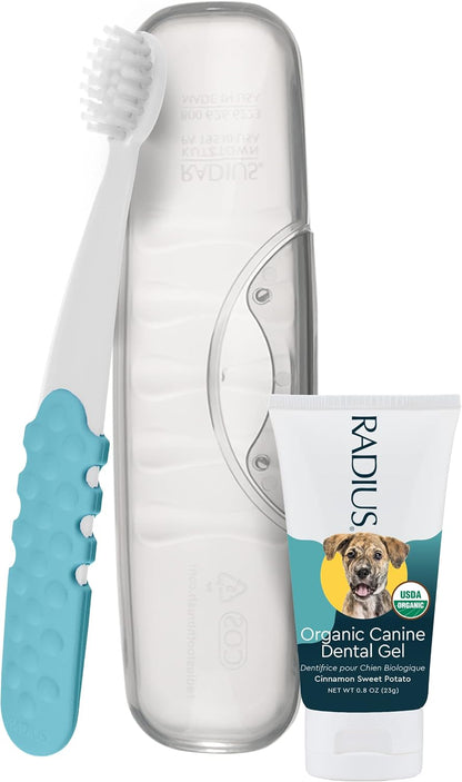 Ultra-soft dog toothbrush for sensitive gums