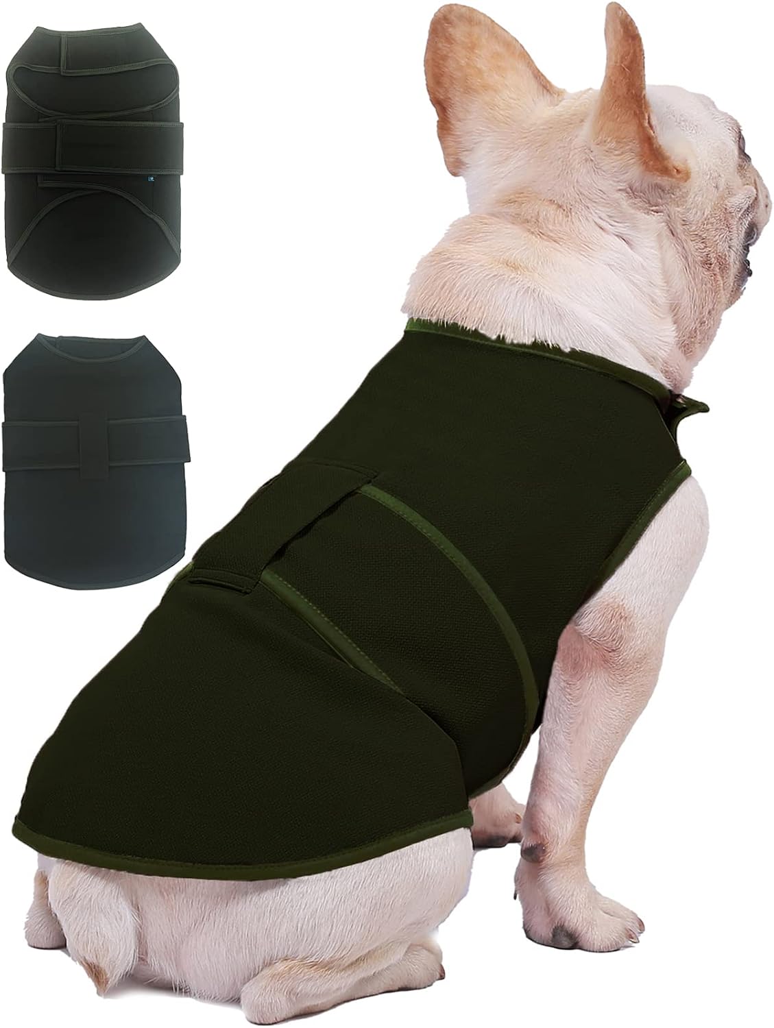 Caslfuca pet calming wrap packaging and product layout details.