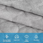 Accmor machine washable changing pad liner close up on soft texture