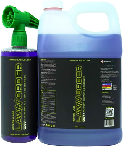 LawN Order Oxi+ Outdoor Cleaner and Deodorizer for Turf, Patios, Concrete and Pet Areas (1 Gallon) - Image 14