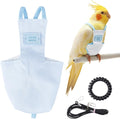 Superfindings parrot diaper and leash front view