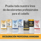 Professional hair lightening set including Loquay powder and booster