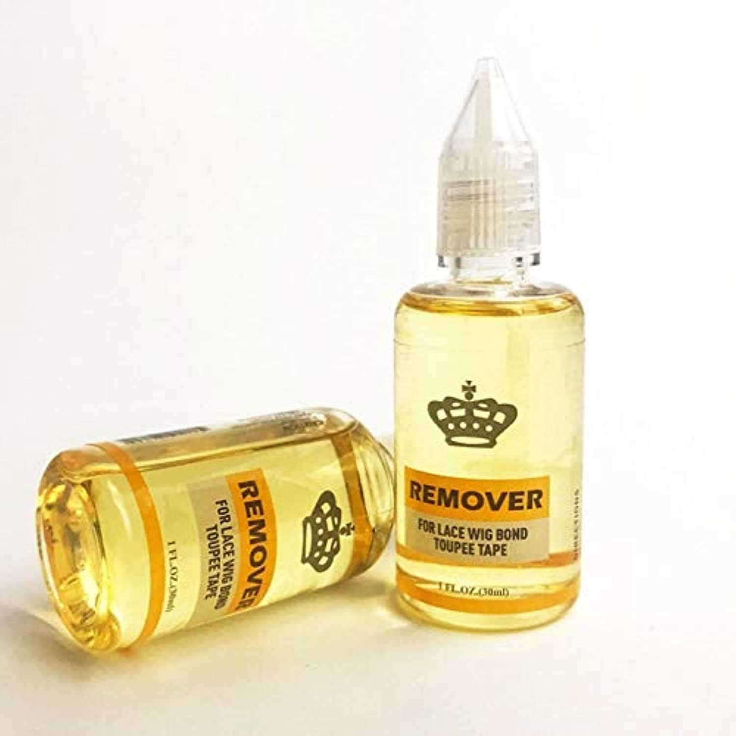 Piaou fast acting hair extension tape and wig glue remover front view single bottle