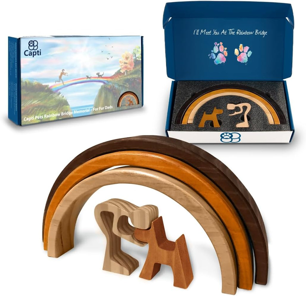 Capti Rainbow Bridge Cat Memorial Gifts - I'll Meet You at The Rainbow Bridge - Pet Loss Gifts, Bereavement, Sympathy Keepsake Cat Mom Gifts for Loss of Pet - Image 9
