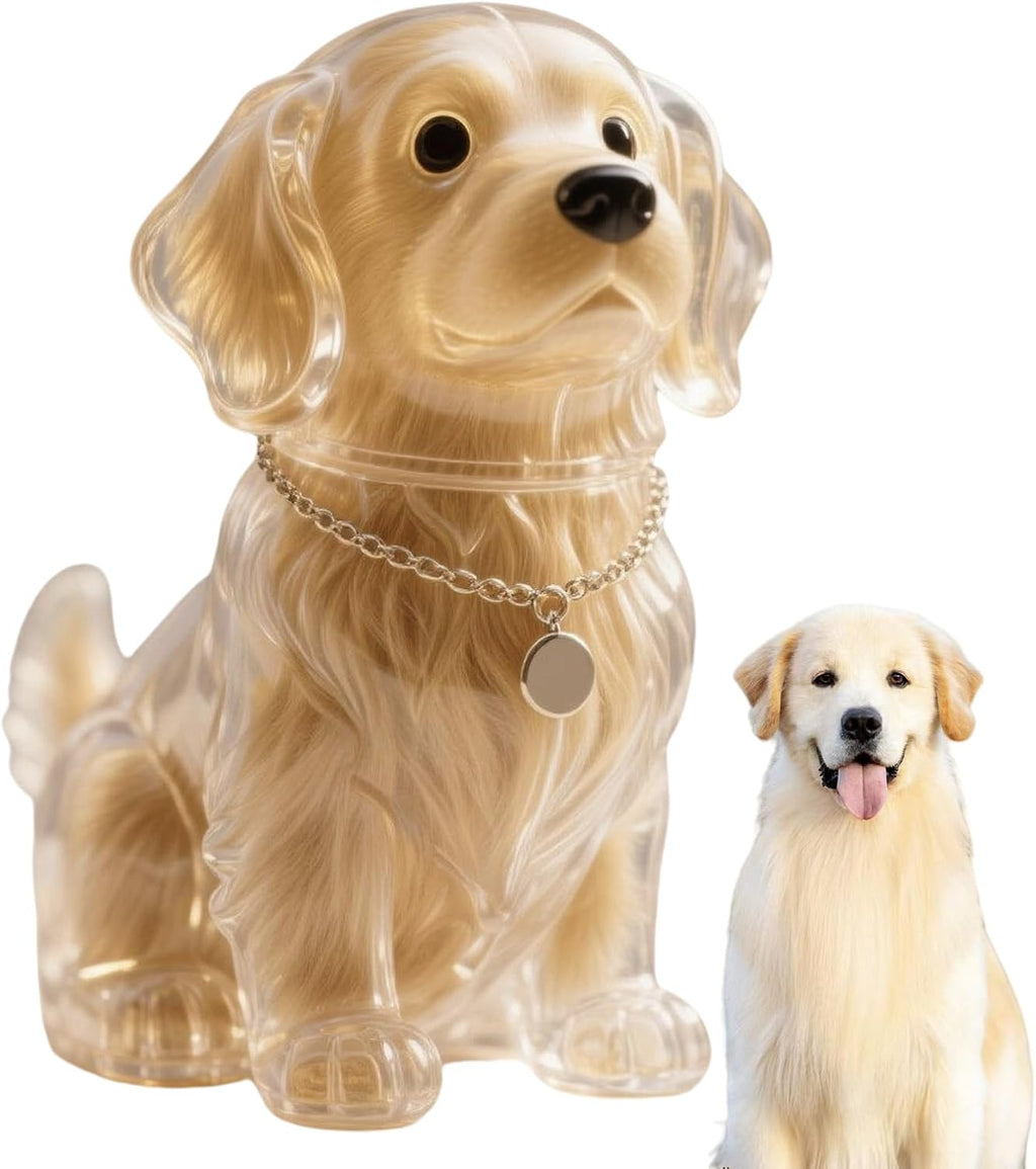 Dog Hair Collector Keychain Charm Memorial Storage Box, Dog Shape Pet Hair Memorial Bottle, DIY Pet Furs Collection Capsules, Pet Hair Ashes Keepsake (Poodle) - Image 10