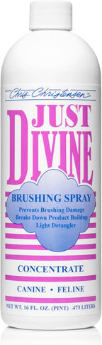 Chris Christensen Just Divine Dog Brushing Spray, Groom Like a Professional, Prevents Brushing Damage, Light Detangler, Ready to Use, All Coat Types, Made in USA, 16oz - Image 10