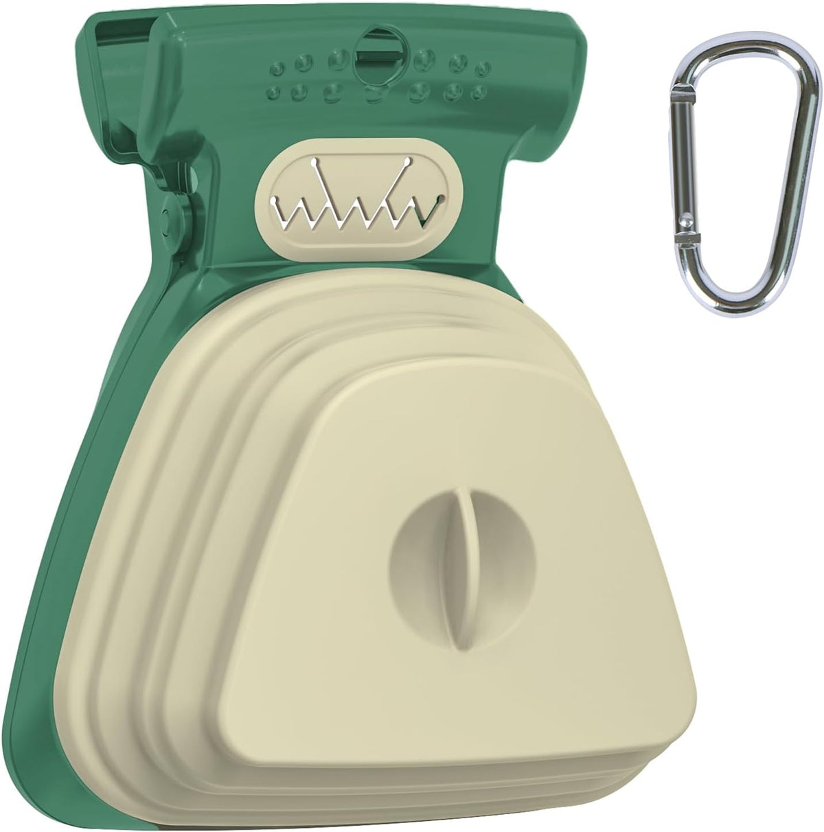 SuperDesign lightweight dog pooper scooper showing waste collection jaws