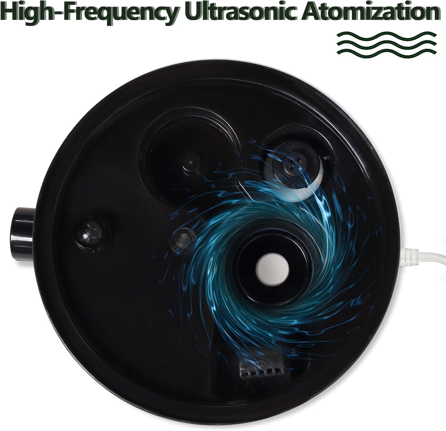 Hoqqf reptile humidifier with extended flexible tubing