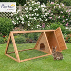 PawHut small animal cage showing enclosed sleeping area