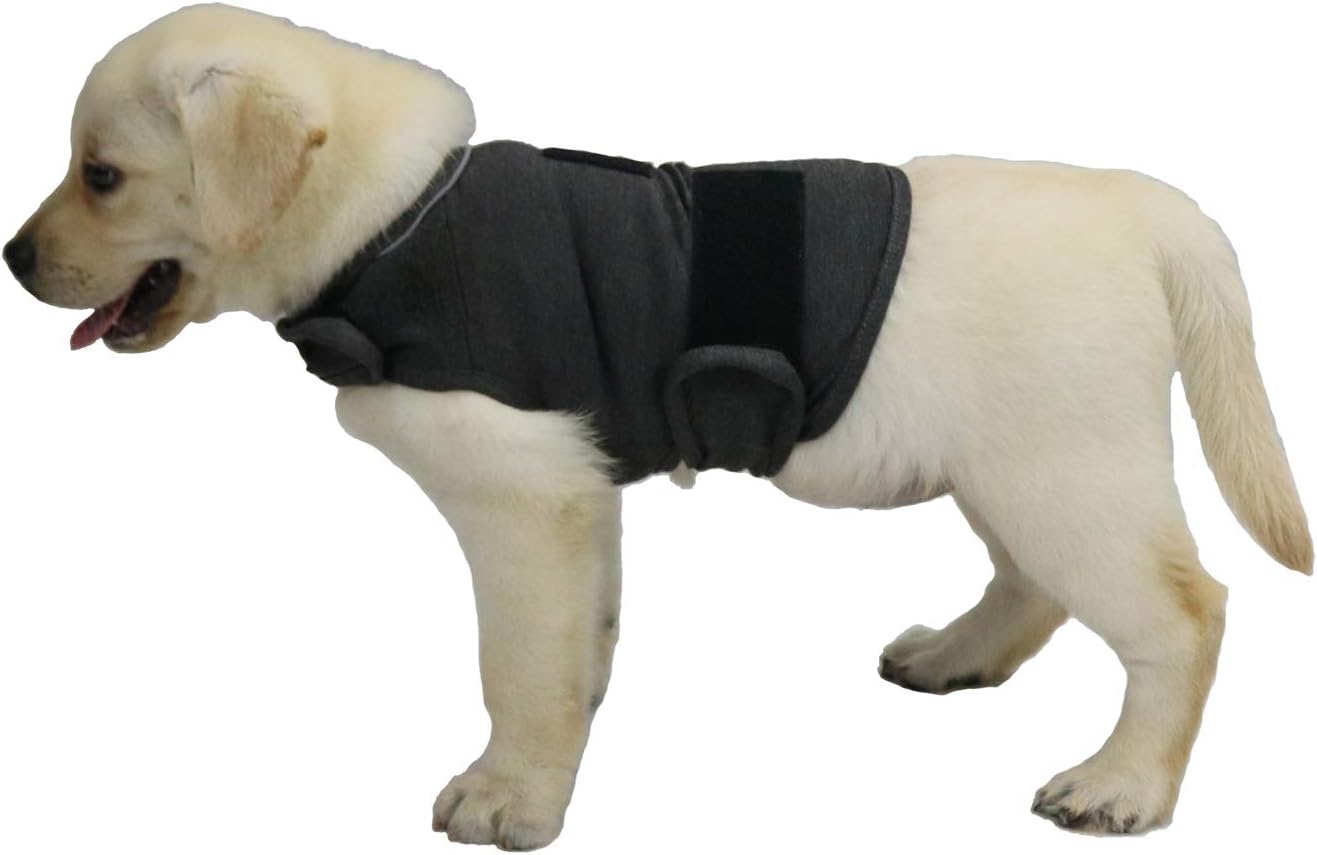 Comfort Dog Anxiety Relief Coat, Dog Anxiety Calming Vest Wrap for Thunderstorm,Travel,4th of July Fireworks,Vet Visits,Separation Anxiety Relief for Dogs (S, Rose) - Image 11