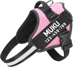 MUMUPET Service Dog Harness, No Pull Reflective Adjustable Vest with Handle, Soft Breathable Padding for Small Dogs, 2 Removable Velcro Patches (Red, S) - Image 14