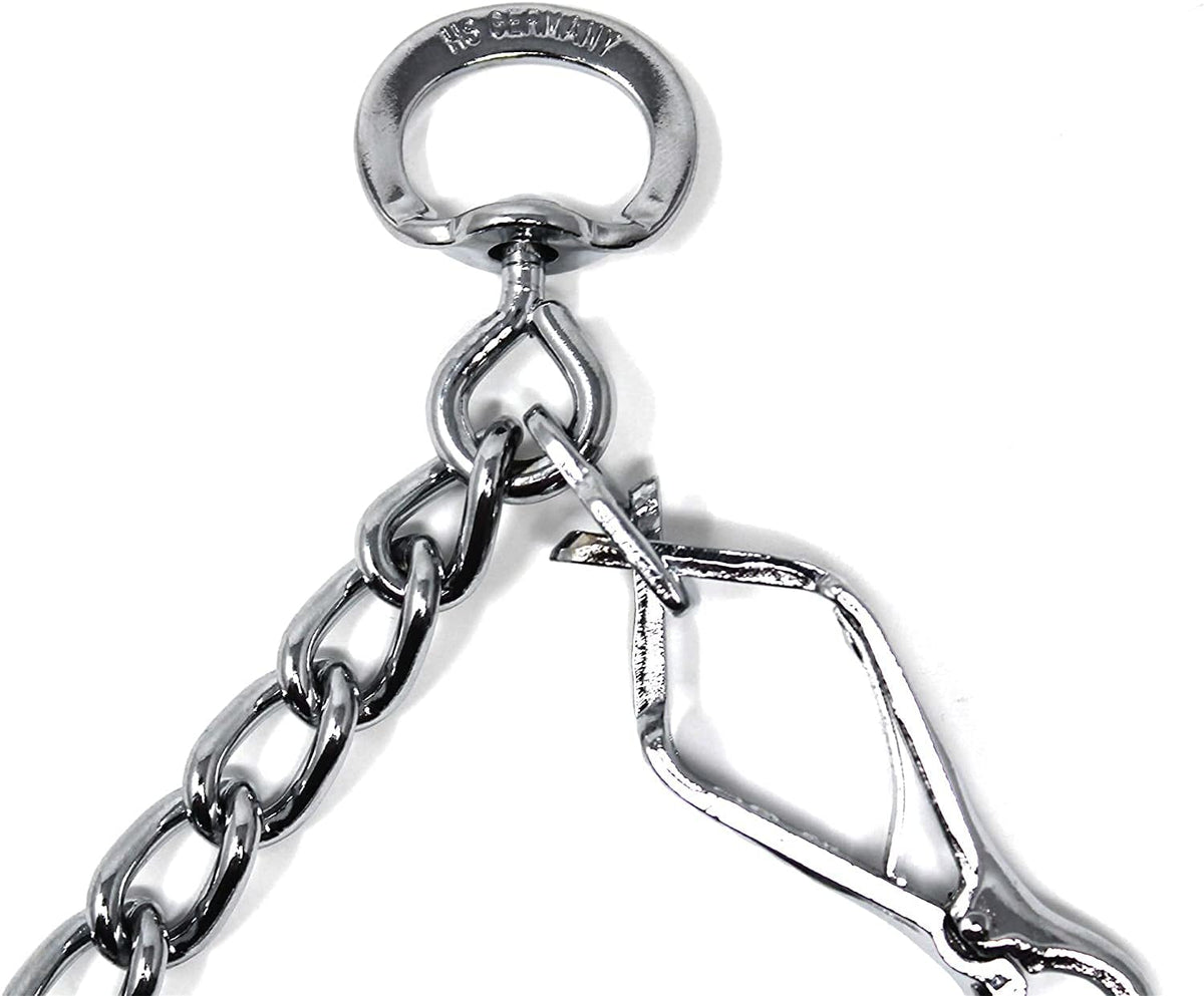 Herm Sprenger adjustable metal pinch collar assembly chain