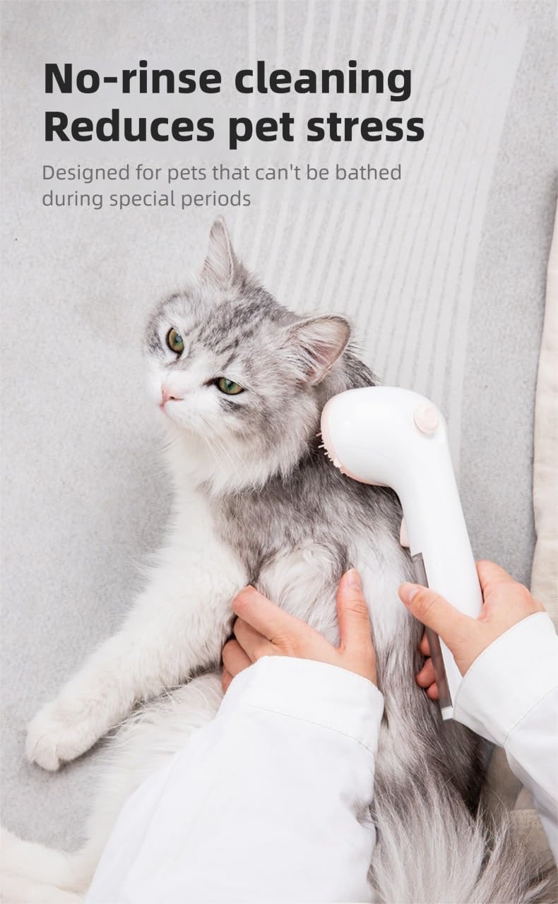 Silicone pet scrubber for bath and shedding