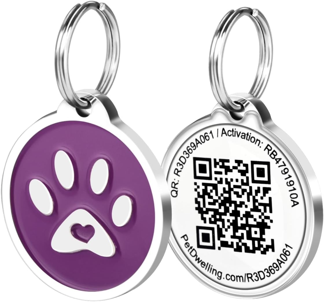 Pet Dwelling QR Code Pet ID Tag - Scan to Contact Owner Instantly, No App Needed, Smart Dog & Cat Tag with Free Personalized Online Pet Profile - Image 10