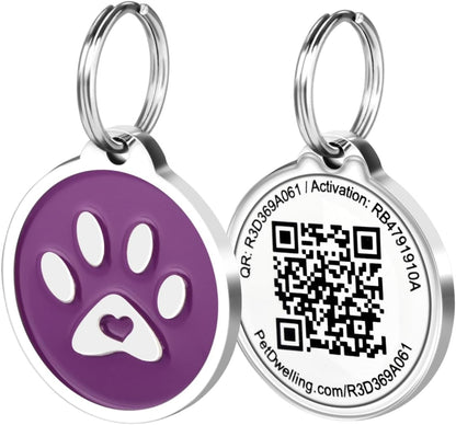 Pet Dwelling QR Code Pet ID Tag - Scan to Contact Owner Instantly, No App Needed, Smart Dog & Cat Tag with Free Personalized Online Pet Profile - Image 10