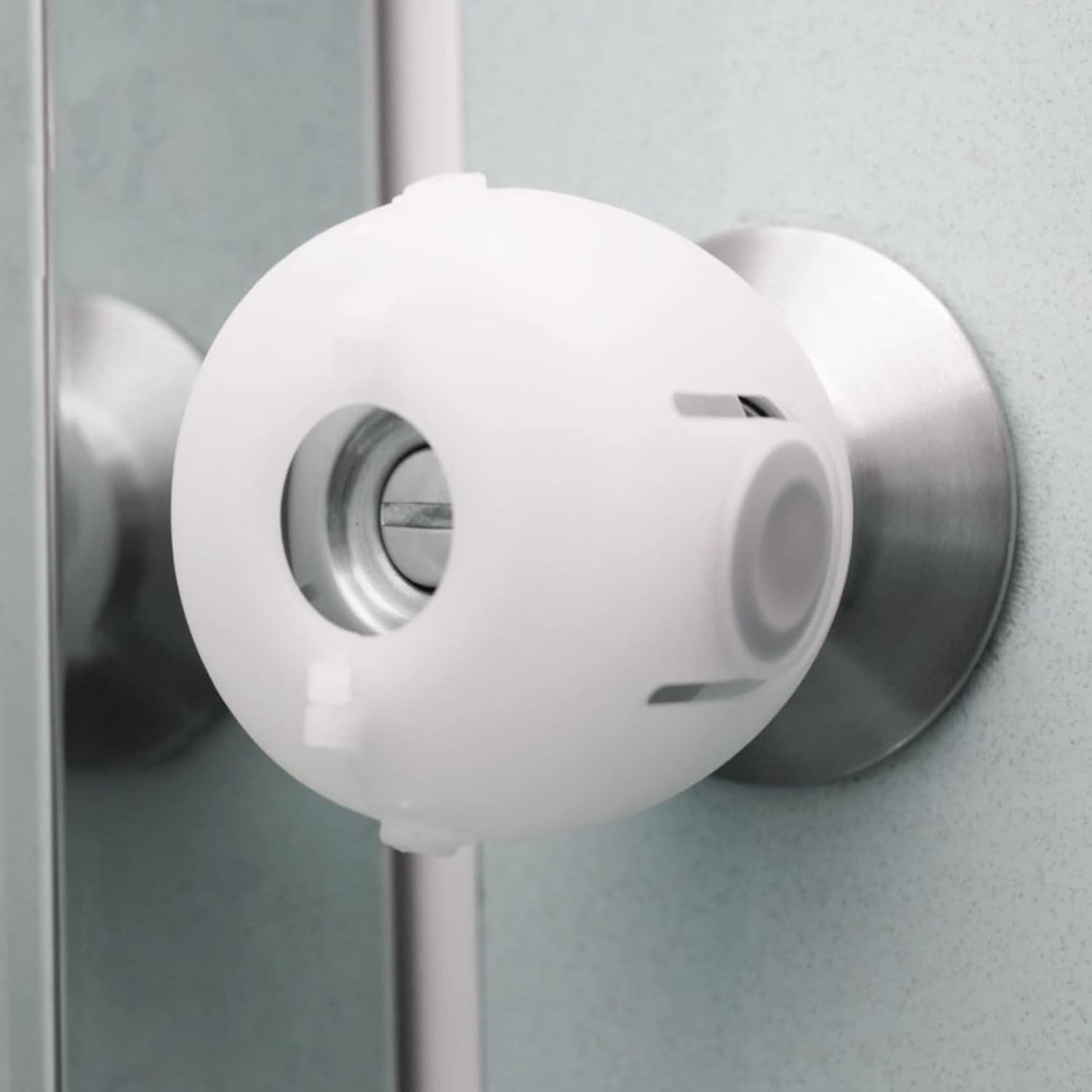 Moonybaby door knob safety cover front view white