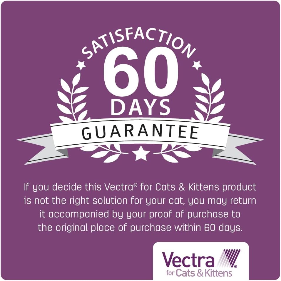 Vectra for Cats & Kittens Flea Treatment & Prevention for Small Cats (2-9 lbs.) 3-Month Supply - Image 9