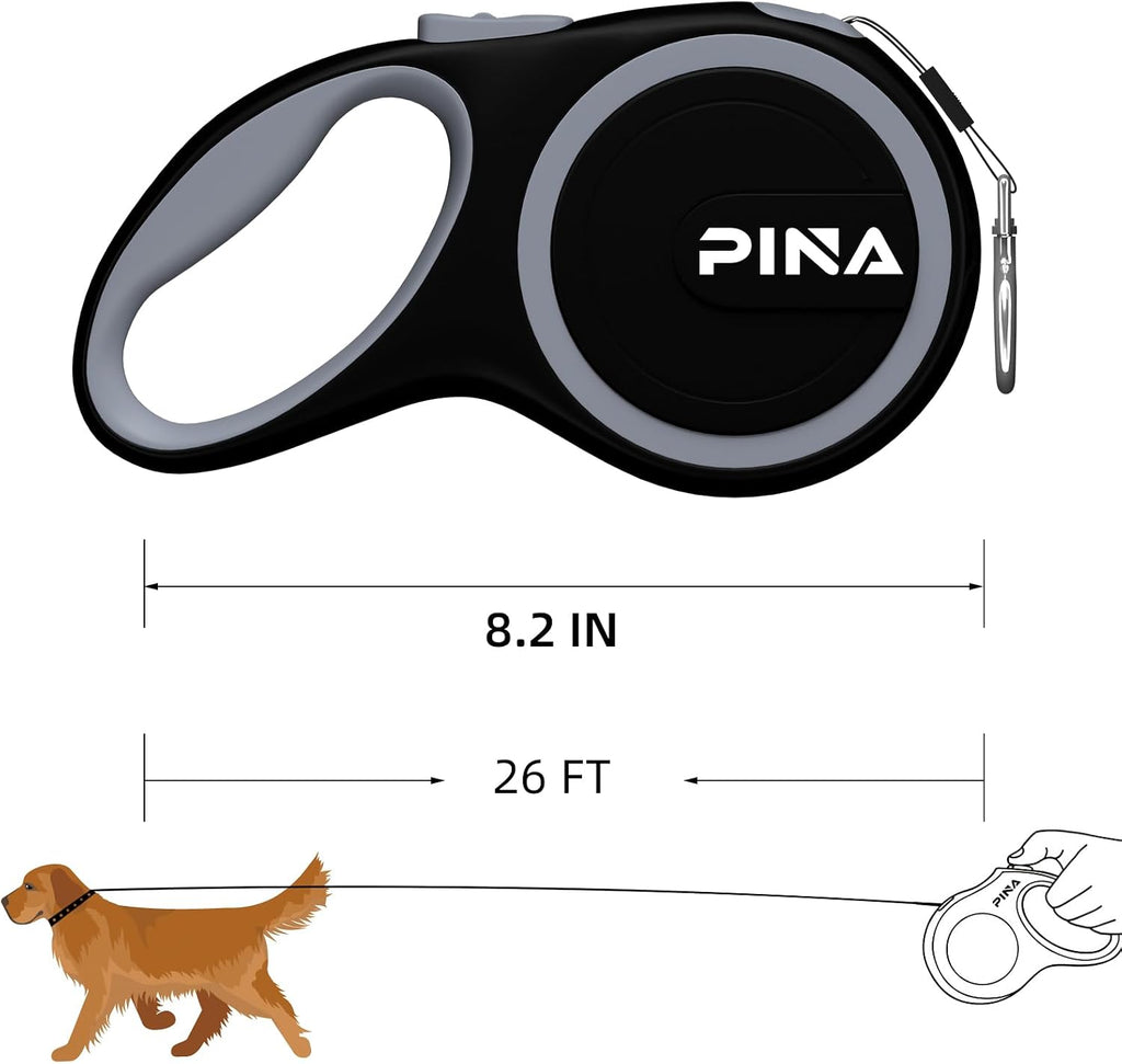 Pina heavy duty nylon tape leash showing reflective safety stitching